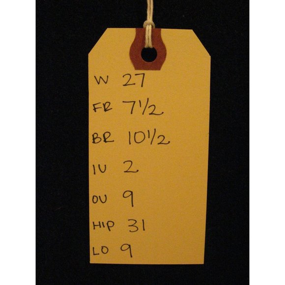 Vintage GAP 1969 CUTOFF JEAN SHORTS W 27 MEASURED LEGGING Patched Juniors Blue D - Picture 10 of 10